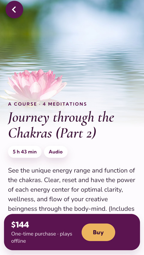 A course in the CHALICE app
